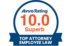 Avvo Rating 10.0 Superb Top Attorney Employee Law